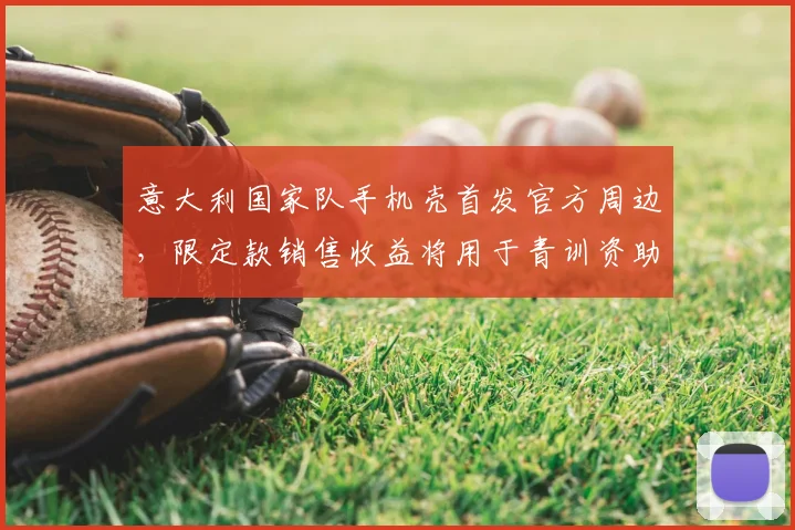 意大利国家队手机壳首发官方周边,限定款销售收益将用于青训资助